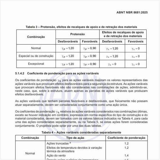 O que são a protensão, efeitos de recalques de apoio e de retração dos materiais?