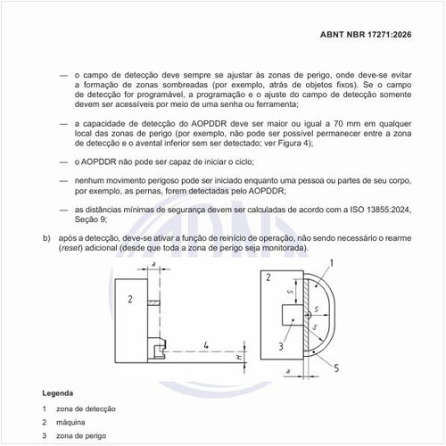 Como é um exemplo de detecção de presença de prensa-dobradeira com escâner?