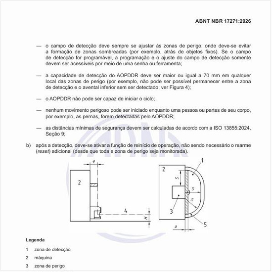 Como é um exemplo de detecção de presença de prensa-dobradeira com escâner?