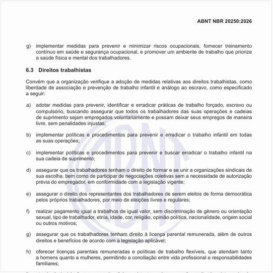 O que deve ser feito em relação aos direitos trabalhistas?