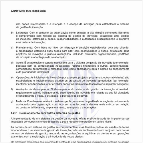 Quais são os princípios de gestão da inovação?