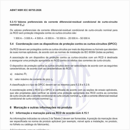 Como deve ser feita a marcação e outras informações no produto?