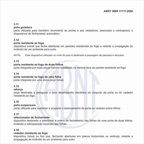 O que é um vedador resistente ao fogo de duas folhas?
