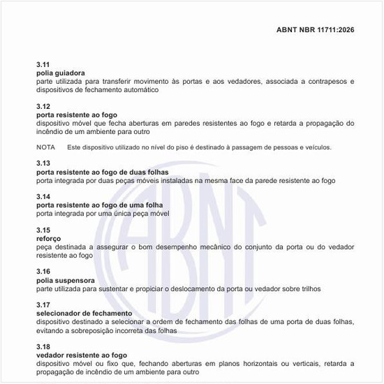 O que é um vedador resistente ao fogo de duas folhas?