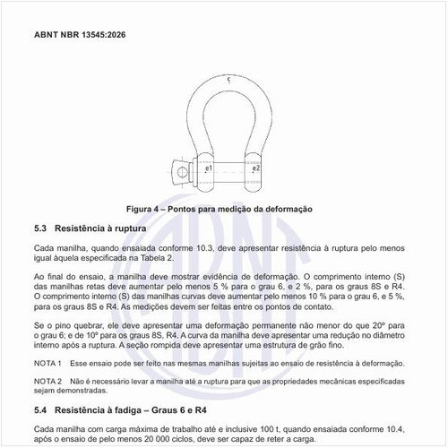 Quais são os pontos para medição da deformação?