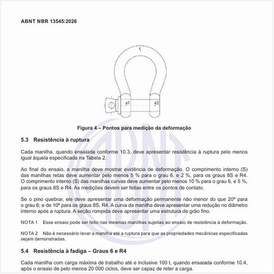 Quais são os pontos para medição da deformação?