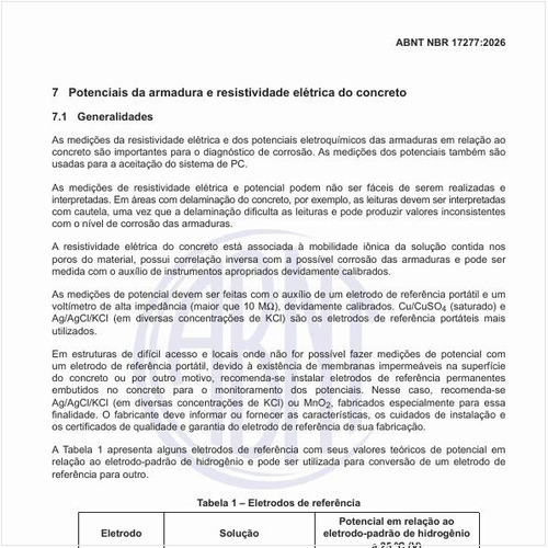 Quais são os eletrodos de referência?