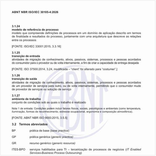 O que é o modelo de referência de processo?