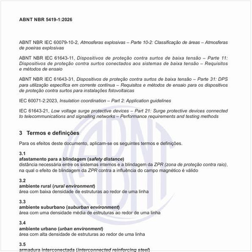 O que é o afastamento para a blindagem ou safety distance?