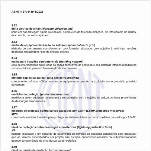 O que é o nível de proteção contra descargas atmosféricas (lightning protection level) – NP?