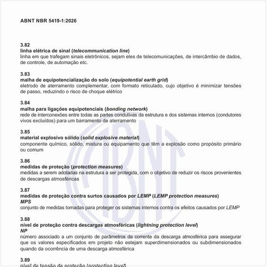 O que é o nível de proteção contra descargas atmosféricas (lightning protection level) – NP?