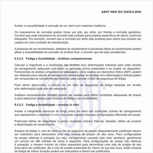 Como avaliar a fadiga e a durabilidade em ensaios in vitro?