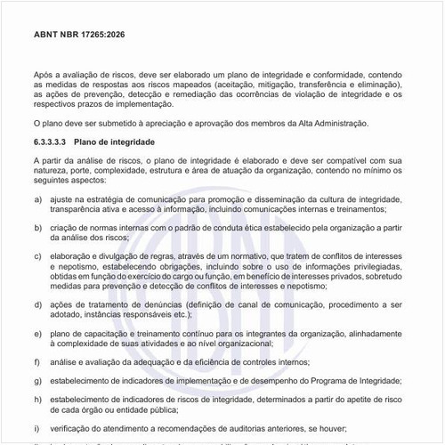 Como elaborar o plano de integridade?