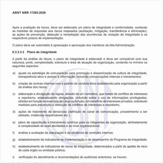 Como elaborar o plano de integridade?