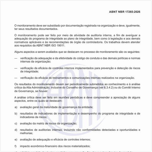 O que representa a integridade nas contratações públicas?