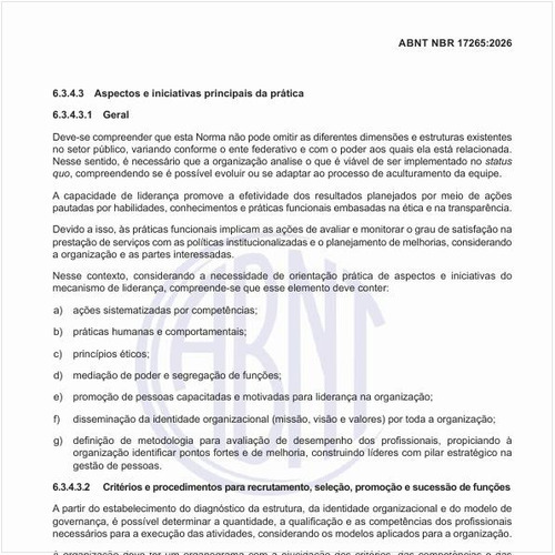 Quais são os aspectos e iniciativas principais da prática de gestão pública?