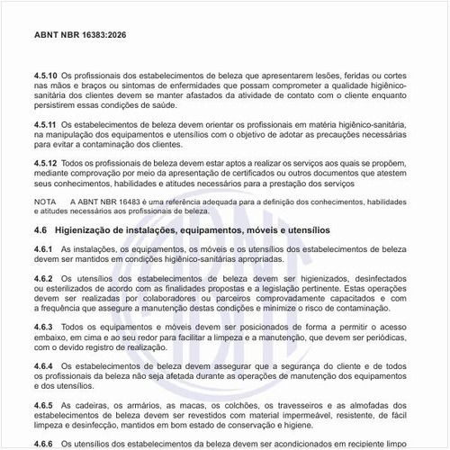 Como realizar a higienização de instalações, equipamentos, móveis e utensílios?