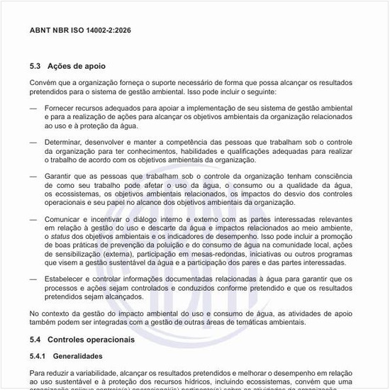 Por que aplicar os controles operacionais pertinente(s) sobre as atividades da organização?