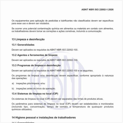 Como operar a limpeza e desinfecção?
