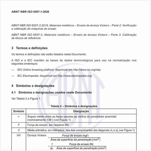 Quais são os símbolos e designações usados neste documento?