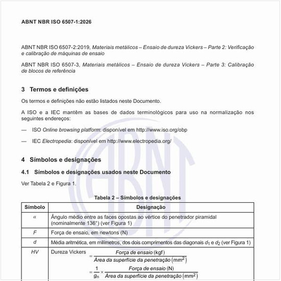Quais são os símbolos e designações usados neste documento?