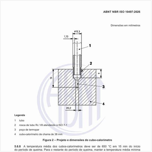 Como deve ser o projeto e as dimensões do cubo-calorímetro?