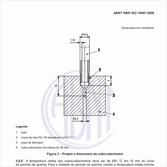 Como deve ser o projeto e as dimensões do cubo-calorímetro?