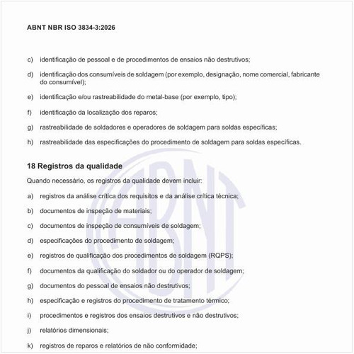 O que devem incluir os registros da qualidade?