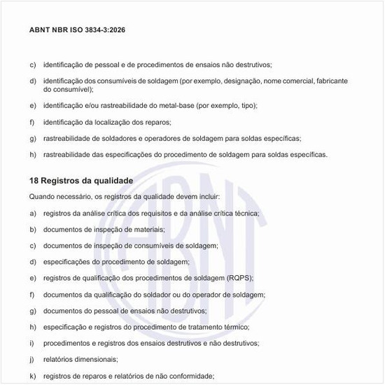 O que devem incluir os registros da qualidade?