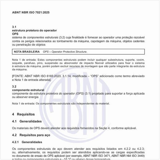 Qual a função do componente estrutural?