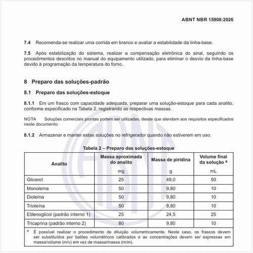 Como deve ser o preparo das soluções-estoque?