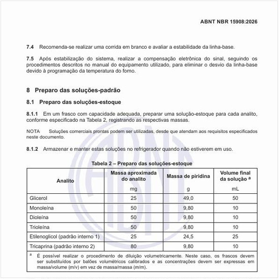 Como deve ser o preparo das soluções-estoque?