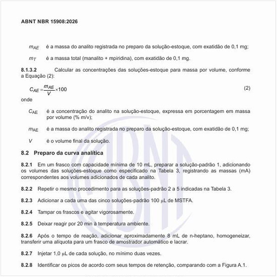 Como deve ser o preparo das soluções-padrão?