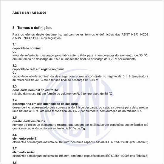 O que é o desempenho em alta intensidade de descarga?