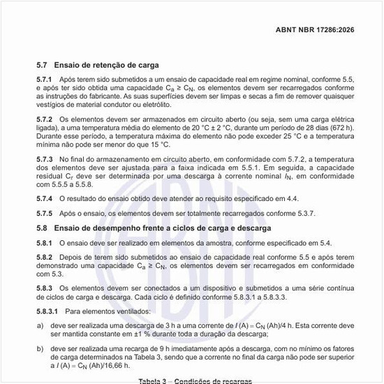 Quais são as condições de recargas?