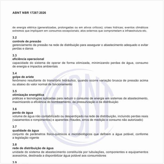 Como se define uma rede de distribuição de água?