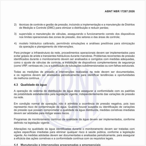 Por que assegurar a qualidade da água?