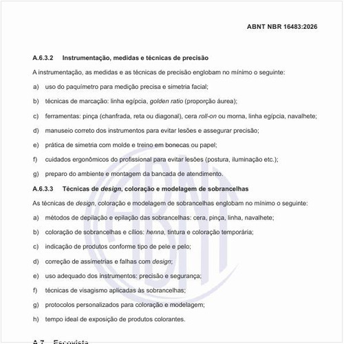 Qual a formação básica recomendada para realizar o curso de escovista?