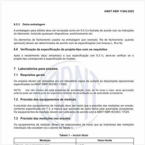 Quais devem ser as incertezas das medições individuais?