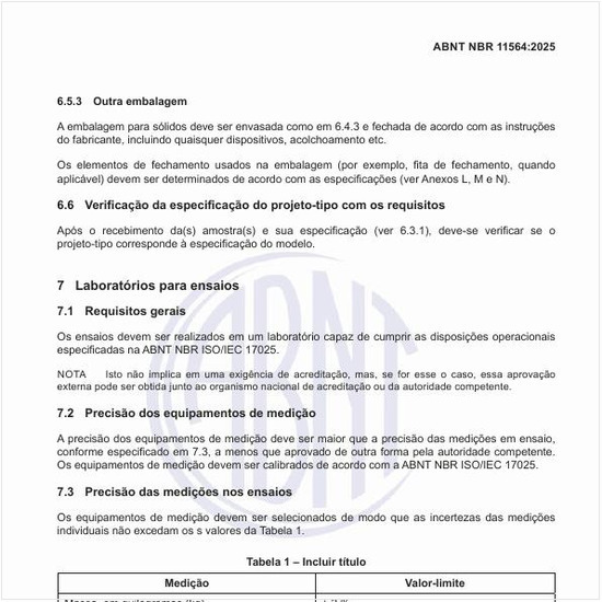 Quais devem ser as incertezas das medições individuais?