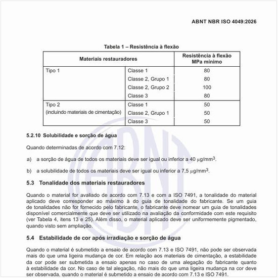 Qual é a resistência à flexão do produto?