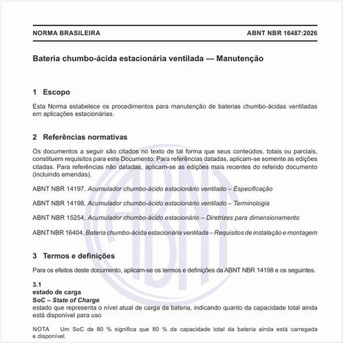 O que é o estado de carga?