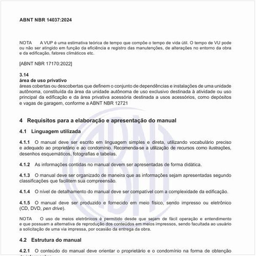 O que é uma área de uso privativo?
