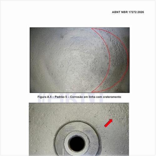 Como é a corrosão localizada com crateramento?