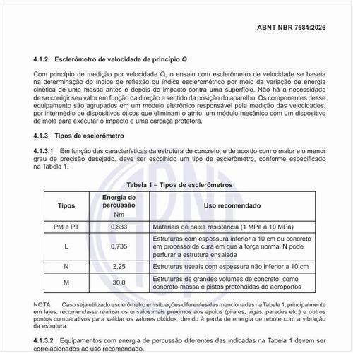 Quais são os tipos de esclerômetros?