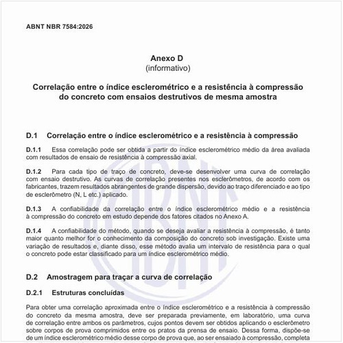 Como obter a correlação entre o índice esclerométrico e a resistência à compressão?