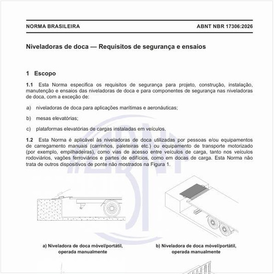 Quais são os tipos de niveladoras de doca?