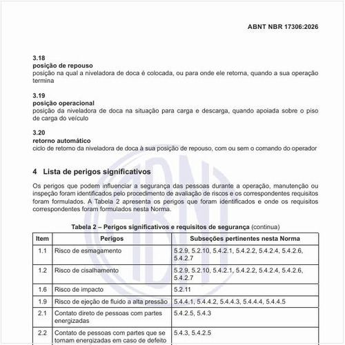 Quais são os perigos significativos e os requisitos de segurança das niveladoras de doca?