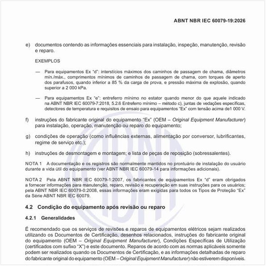Por que conferir a condição do equipamento após revisão ou reparo?
