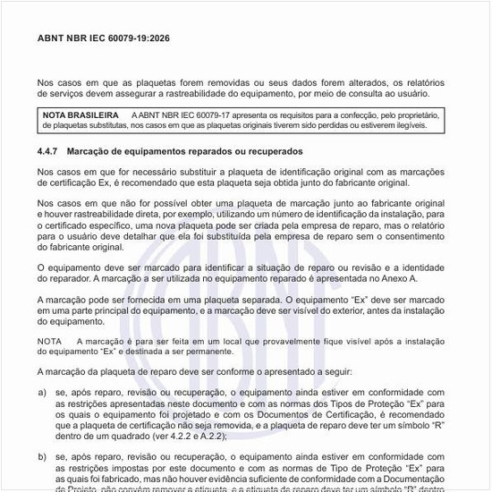 Por que fazer a marcação de equipamentos reparados ou recuperados?